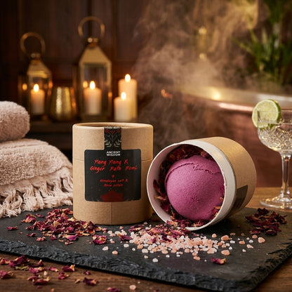 Boule de Bain Botanique — Cupid's Self Care (Ylang-Ylang, Gingembre & Pétales de Rose)