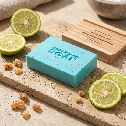 Savon Artisanal Greenman — Fraîcheur Matinale (Encens & Bergamote)