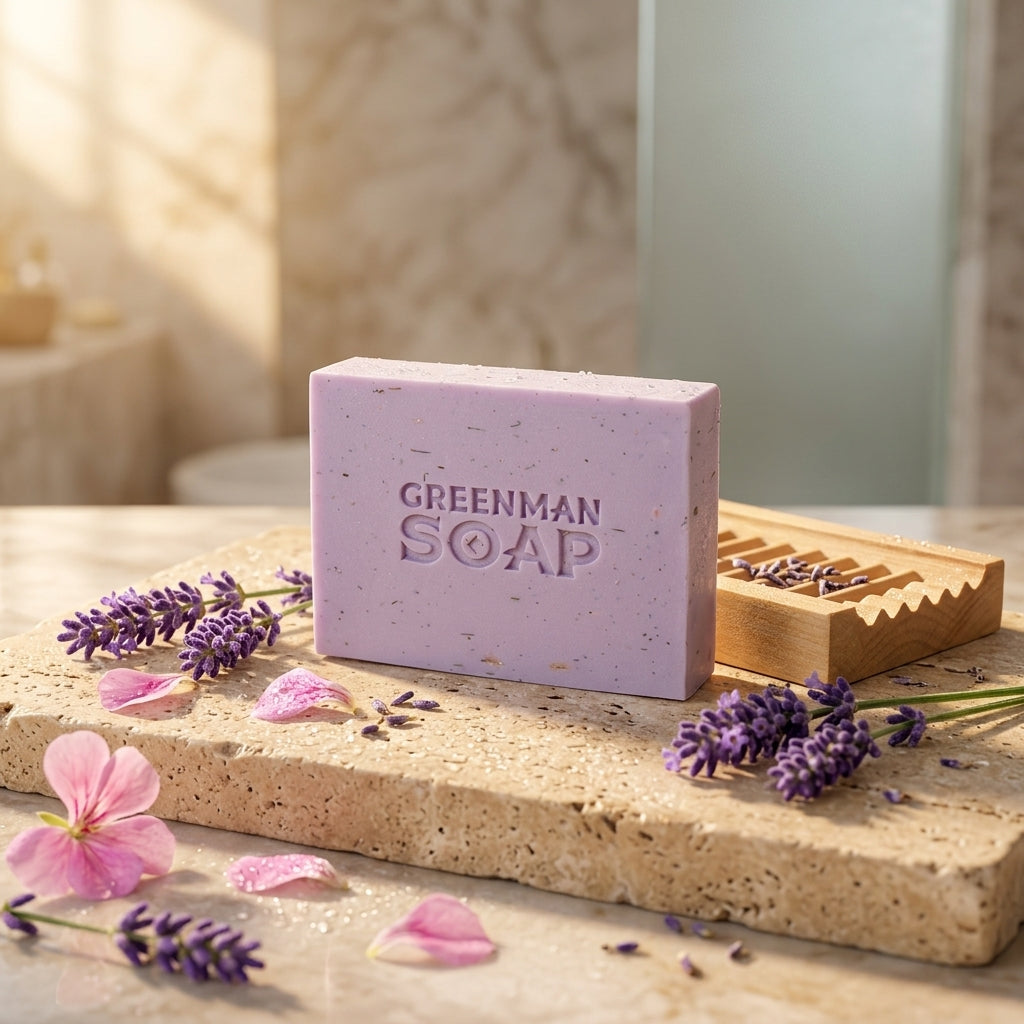 Savon Artisanal Greenman — Nuit Apaisante (Lavande & Géranium)