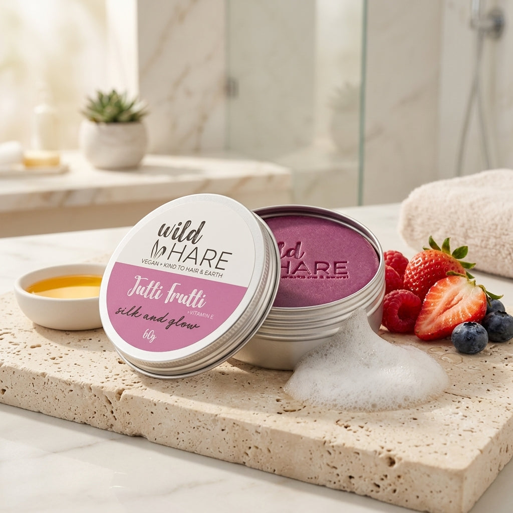 Shampooing Solide Wild Hare — Tutti Frutti & Vitamine E