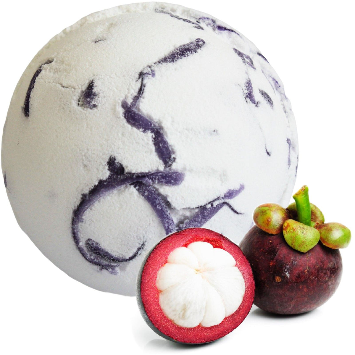 Bombe de Bain Coco Évasion — Mangoustan Précieux (Reine des Fruits)