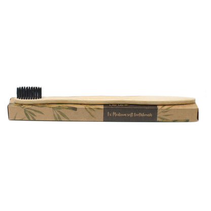 Brosse à Dents en Bambou au Charbon — Souple/Medium