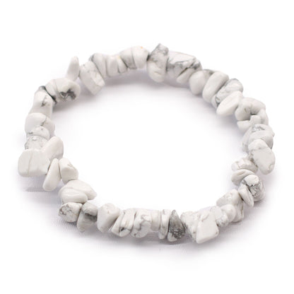 Bombe de Bain & Bracelet Lithothérapie — Jaspe Blanc (Pureté & Clarté)