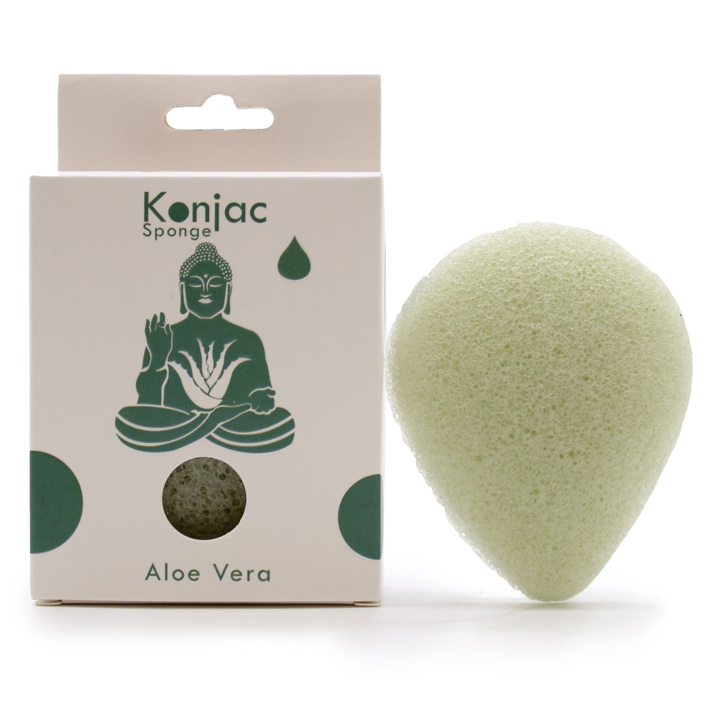 Éponge Konjac à l'Aloe Vera — Apaisante