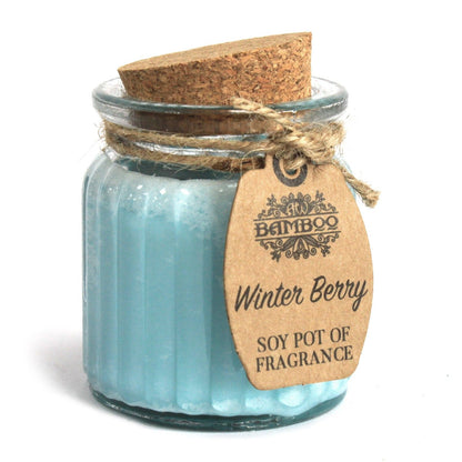 Bougie de Soja Rustique — Baies d'Hiver