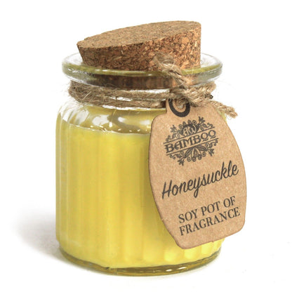 Bougie de Soja Rustique — Chèvrefeuille