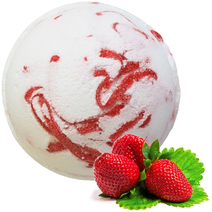 Bombe de Bain Coco Évasion — Fraise Gourmande (Délices & Tendresse)
