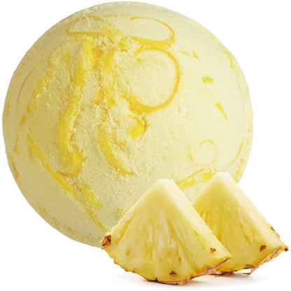 Bombe de Bain Coco Évasion — Ananas Doré (Pina Colada & Soleil)