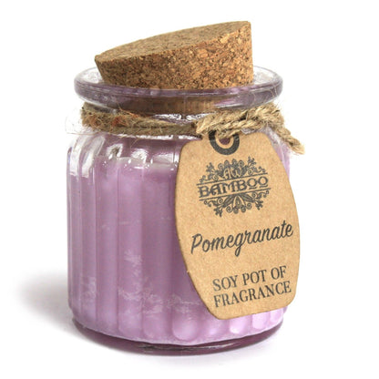 Bougie de Soja Rustique — Grenade Sauvage
