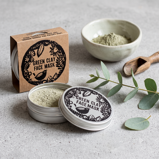 Masque à l'Argile Verte Agnes + Cat — Purifiant & Tonifiant