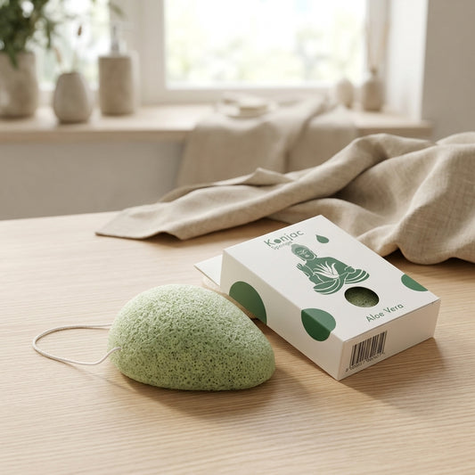 Éponge Konjac à l'Aloe Vera — Apaisante